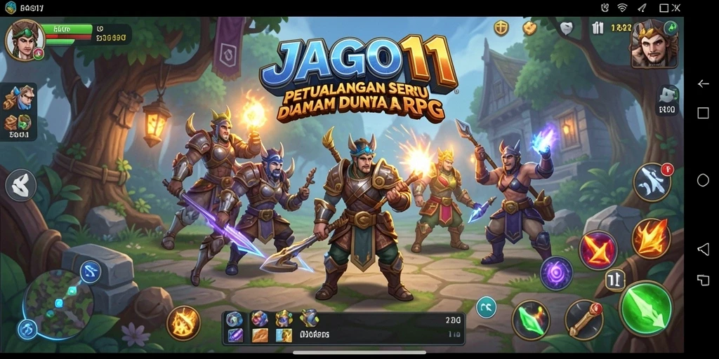 Gameplay seru JAGO11 dengan grafis menawan dan karakter yang unik.