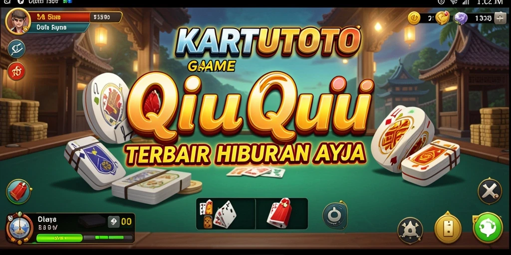 Tampilan gameplay seru KARTUTOTO dengan fitur QiuQiu.