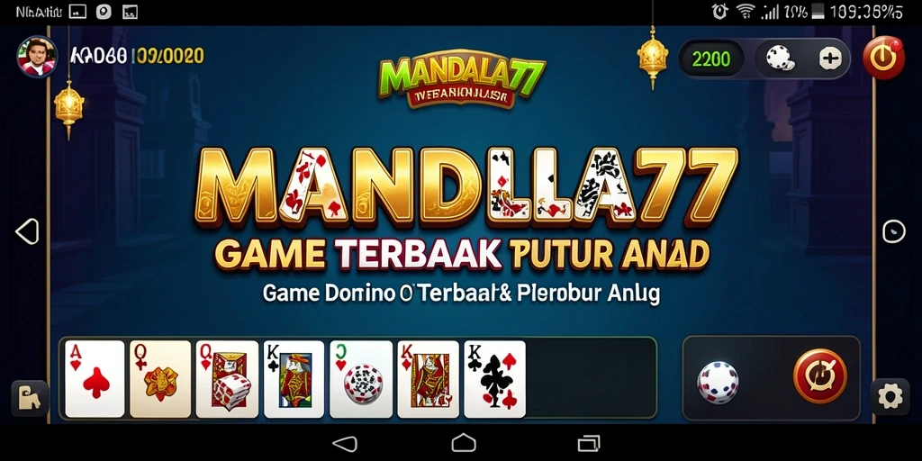 Screenshot gameplay MANDALA77 yang penuh aksi dan strategi Domino.