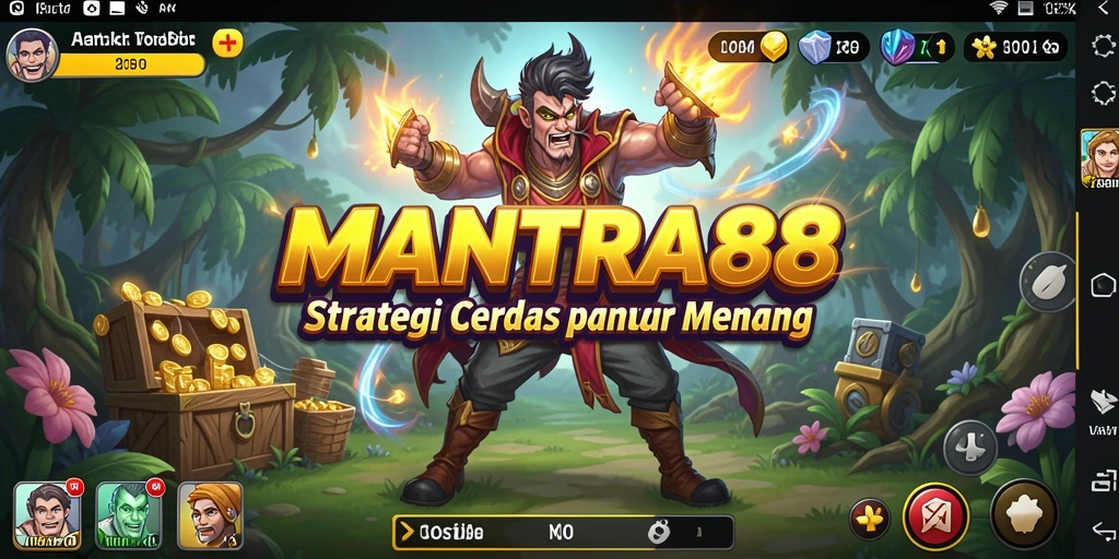 Tampilan gameplay MANTRA88 dengan strategi yang mendalam.