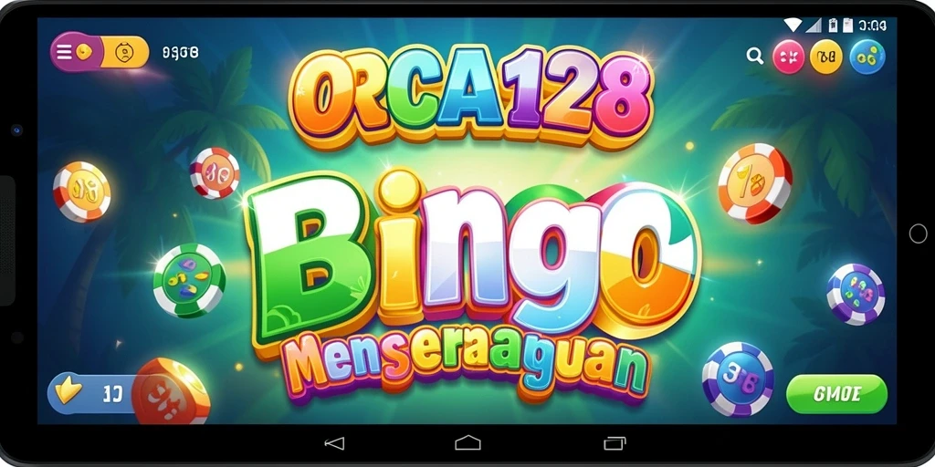 Screenshot gameplay ORCA128 dengan suasana Bingo yang menggembirakan.