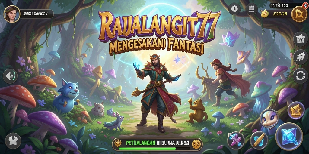 Tampilan gameplay RAJALANGIT77 dengan aksi petualangan yang seru.