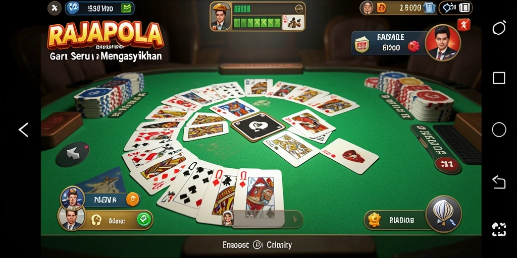 Tampilan gameplay Gaple yang menarik dan interaktif.
