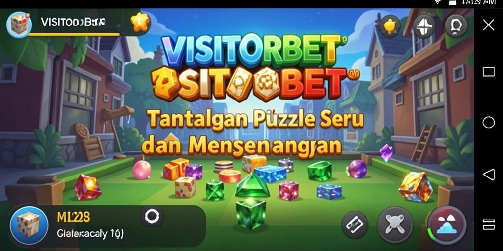 Tampilan gameplay puzzle VISITORBET yang menarik dan menantang.
